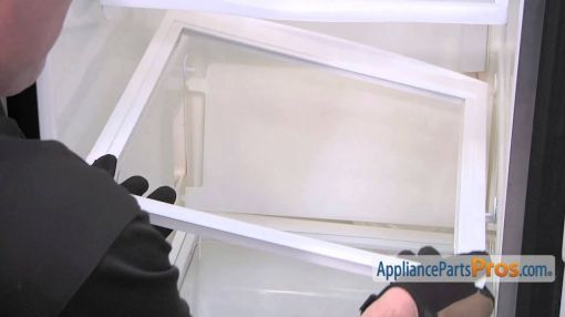 Frigidaire Shelf Frame without Glass Refrigerator - How To: Frigidaire/Electrolux Upper Crisper Pan Cover 240350702