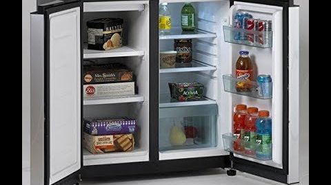 Avanti (RMS551SS) 5.5 Cu Ft Side-by-Side Refrigerator/Freezer - Avanti RMS551SS Side by Side Refrigerator/Freezer, 5.5 cu. ft., Stainless Steel