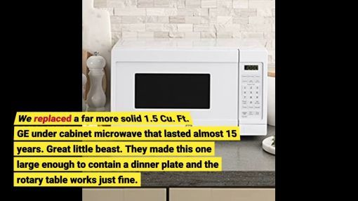 GE (250356) 0.7 Cu. Ft. Capacity Countertop Microwave Oven - GE 0.7 Cu. Ft. Capacity Countertop Microwave Oven, White