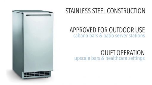 Ice-O-Matic Pearl® (GEMU090) Self-Contained Ice Machine - Ice O Matic GEMU090 Undercounter Nugget Ice Maker | Review | Specs | Price