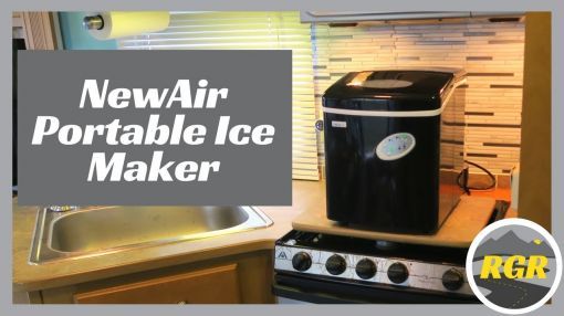 NewAir (AI-100SS) 28 lbs. Countertop Ice Maker - NewAir AI-100S 28- Pound Portable Ice Maker