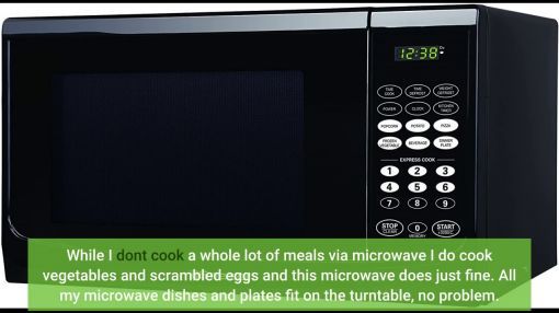 Emerson (MW9255B) 0.9 Cu. Ft. Touch Control Microwave Oven - Emerson 0.9 CU. FT. 900 Watt, Touch Control, Black Microwave Oven