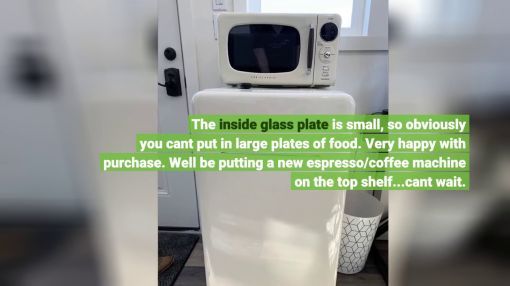 Daewoo (KOR07R3ZER) 0.7 Cu. Ft. Retro III Countertop Microwave Oven - Reviewed - Daewoo KOR07R3ZEC 0.7 cu. ft 700W Retro Countertop Microwave Oven, Cream