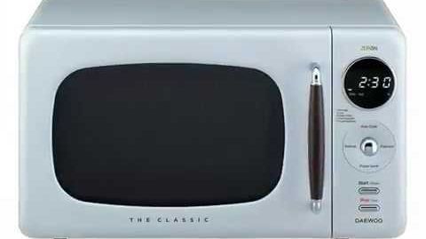 Daewoo (KOR07R3ZER) 0.7 Cu. Ft. Retro III Countertop Microwave Oven - Daewoo KOR07R3ZEL 0.7 cu. ft 700W Retro Countertop Microwave Oven