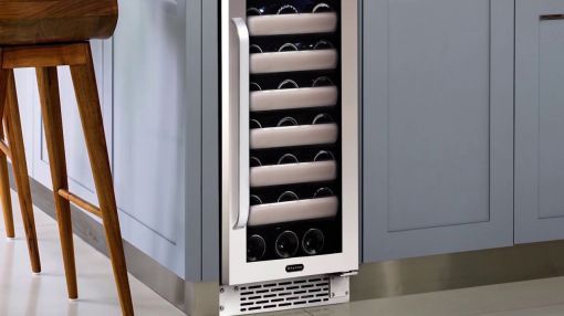 Whynter (BWR-331SL) 33-bottle Capacity Elite Single Zone Built-in Wine Refrigerator - Whynter BWR-331SL Elite 33 Bottle Seamless Single Zone Built-in Wine Refrigerator