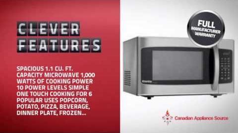 Danby (DMW111KSSDD) 1.1 Cu.ft. Microwave Oven - Danby DMW111KSSDD Countertop Microwave