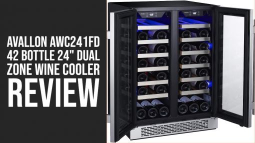 Avallon (AWC241FD) 42-bottle Capacity Built-in Wine Cooler - Avallon AWC241FD 42 Bottle 24" Dual Zone French Door Built-In Wine Cooler Review