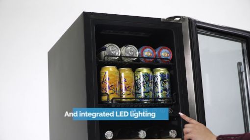 NewAir (NWC029SS01) 29-bottle Capacity Dual Zone Wine Fridge - 15" Built In Wine and Beverage Fridge