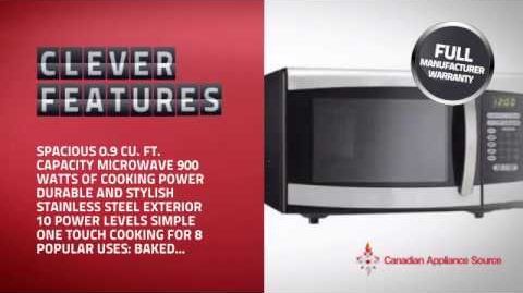 Danby (DMW099BLSDD) 0.9-Cu. Ft. Microwave Oven - Danby DMW099BLSDD Countertop Microwave