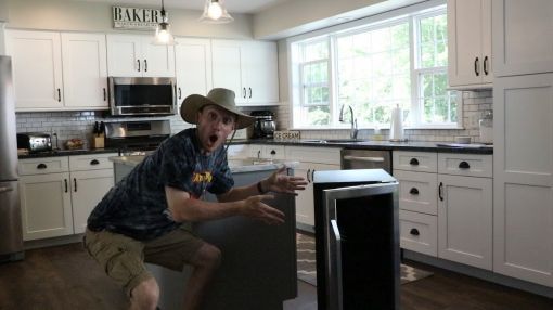 NewAir (ABR-960) 96 Can Capacity Built-in Beverage Fridge - I GOT THIS NewAir Fridge FOR FREE!!