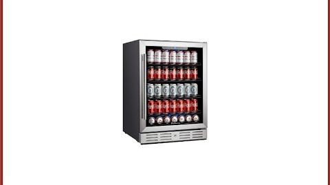 Kalamera (KRC-150BV) 175 Can Capacity Single Zone Beverage Refrigerator - Kalamera KRC-150BV 24” Beverage Refrigerator 175 Cans Capacity Beverage Cooler Review