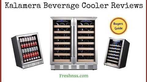 Kalamera (KRC-150BV) 175 Can Capacity Single Zone Beverage Refrigerator - Kalamera Beverage Cooler Reviews (2020 Buyers Guide)