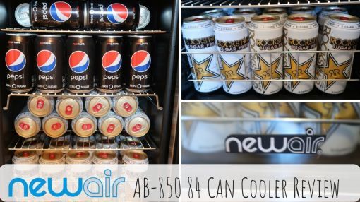 NewAir (AB-850) 84-Can Capacity Freestanding Beverage Fridge in Stainless Steel - NEWAIR AB-850 84 CAN BEVERAGE COOLER REVIEW