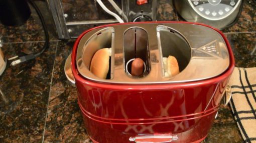 Nostalgia (HDT200RED2PK) Pop-Up Hot Dog Toaster - Nostalgia Electronics Retro Series Pop Up Hot Dog Toaster Review