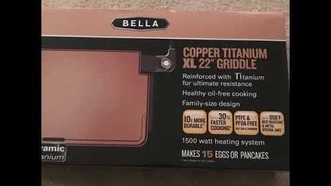 BELLA (14606) Copper Titanium Coated Non-Stick Electric Griddle - Review Bella Copper Griddle