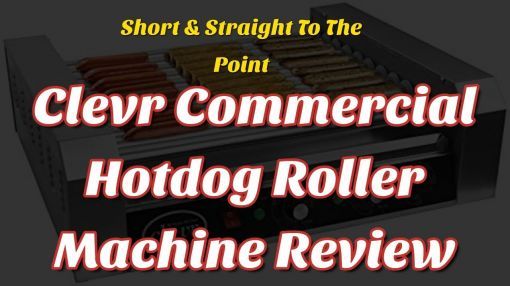 Clevr (CRS201710) Commercial Roller Hotdog Roller Cooker - Clevr Commercial Hotdog Roller Machine 11 Roller and 30 Hot Dog Grill Cooker Warmer