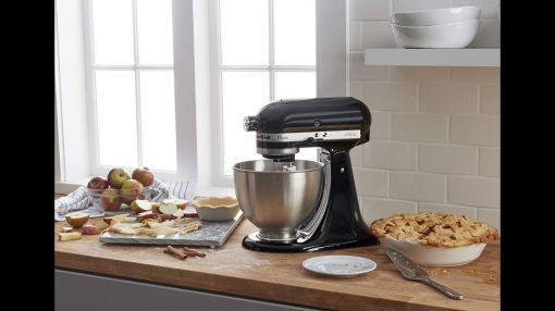 KitchenAid (K45SSOB) Classic Series Tilt-Head 4.5 Quart Stand Mixer - KitchenAid Classic Series 4.5 Quart Tilt-Head Stand Mixer, Onyx Black (K45SSOB)