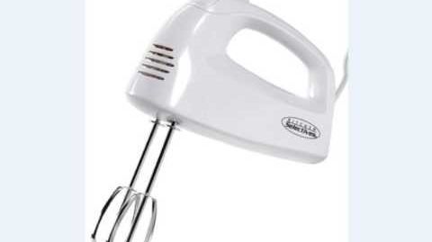 Kitchen Selectives(HM-2007BL) 5-Speed Hand Mixer - Kitchen Selectives HM-2007 Hand Mixer, White
