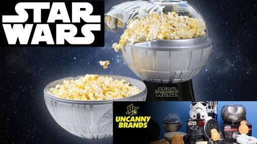 Uncanny Brands Star Wars Death Star (POP-SRW-DST) Popcorn Maker - Death Star Popcorn Maker