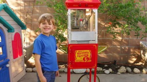 FunTime (FT454CR) Hot Oil Popcorn Maker Machine - Funtime Sideshow Popcorn Carts