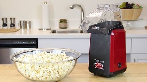 West Bend (82418BK) Crazy Popper Pops Hot Air Popcorn Maker - 82418R Air Crazy Hot Air Popper