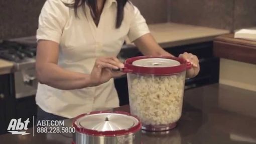 Cuisinart (CPM-700) EasyPop Popcorn Maker - Cuisinart EasyPop Red Popcorn Maker CPM700 - Overview