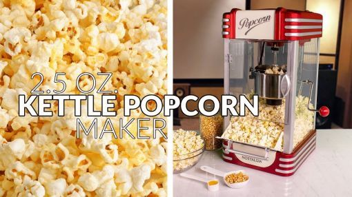 Nostalgia (RKP630) Retro Kettle Popcorn Maker - RKP630 | Retro 2.5 oz Kettle Popcorn Maker