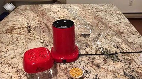 Great Northern Popcorn (HWD630291) Popkin Hot Air Popper - 6275 Great Northern Popcorn Company Popkin Hot Air Popper Healthy And Fun Treat Red