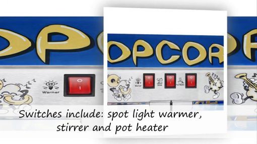 Great Northern Popcorn (HWD630279) Heaven Commercial Quality Popcorn Popper - Great Northern Popcorn 6210 POPHEAVEN Commercial Quality Style Popcorn Popper Machine