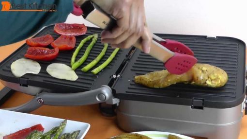 Cuisinart (GR-300WSP1) Griddler - Cuisinart Griddler GR-4N 5-in-1 Review and Weeknight Meal Recipe