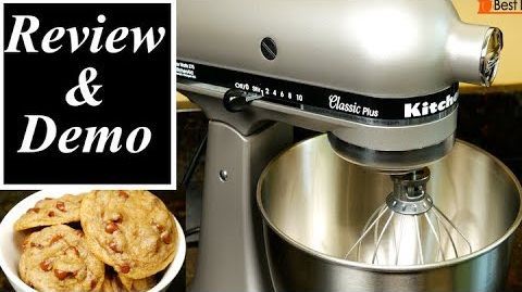 KitchenAid (KSM75WH) Classic Plus Series 4.5-Quart Tilt-Head Stand Mixer - KitchenAid Classic Plus Stand Mixer Review and Demo