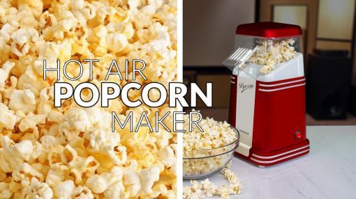 Nostalgia (RHP310) Retro 8-Cup Hot Air Popcorn Maker - RHP310 | 8-Cup Retro Hot Air Popcorn Maker
