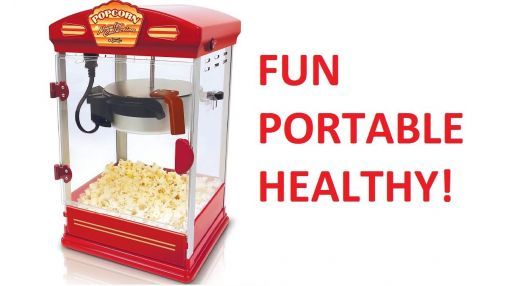 Cuizen (CPM-4040) Tabletop Popcorn Maker - CuiZen Popcorn Maker - 4 Oz - Fun Portable Delicious and Healthy!