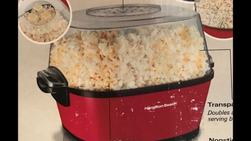 Hamilton Beach (73302) Electric Hot Oil Popcorn Popper - Hamilton Beach popcorn popper (or coffee beans)