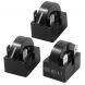 Unique Bargains Plastic Housing 4.7 Ohm 3 Pins Refrigerator PTC Starter Relay Black 3PCS - 0