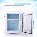 4L Mini Car Fridge Freezer Cooler Warm Use Portable Icebox Travel Refrigerator for Camping Driving Blue - 3