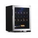 NewAir Freestanding 23 Bottle Compressor Wine Fridge in Stainless Steel, Adjustable Racks and Exterior Digital Thermostat - 0