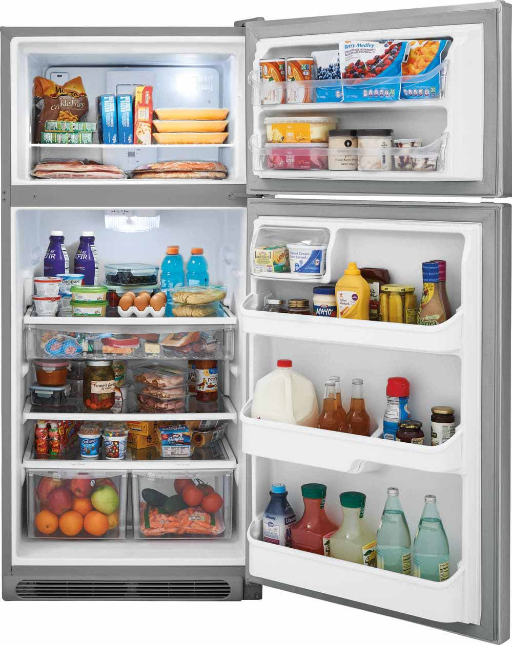 Frigidaire Gallery (FGTR1837T) 18.0 Cu. Ft. Top Freezer Refrigerator ...