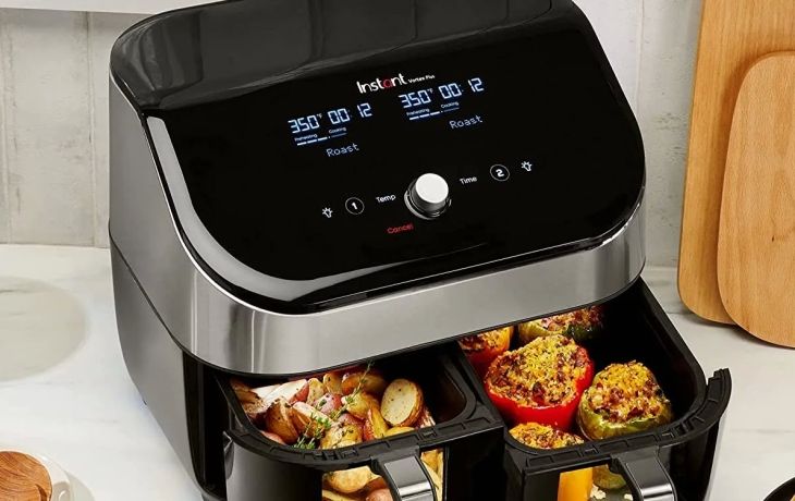 Instant Vortex Plus XL 8-quart Dual Basket Air Fryer Oven, From the ...