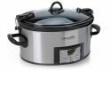 Crock-Pot SCCPVL610-S-A 6-Quart Cook & Carry Programmable Slow Cooker with Digital Timer