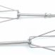 Hand Mixer Turbo Beater Set fits Cuisinart HTM-3 Models, Silver - 0
