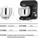 CHEFTRONIC SM986-Black Standing Mixer, 5.5qt, Black - 3