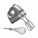 KitchenAid 7-Speed Hand Mixer with Stainless Steel Turbo Beater? II, Contour Silver (KHM7210CU)