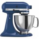 kitchenaid ksm150psbw artisan series 5-qt. stand mixer with pouring shield - blue willow