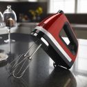 KitchenAid RRKHM9GC 9-Speed Hand Mixer Gloss Cinnamon-Dark Red (Certified Refurbished)