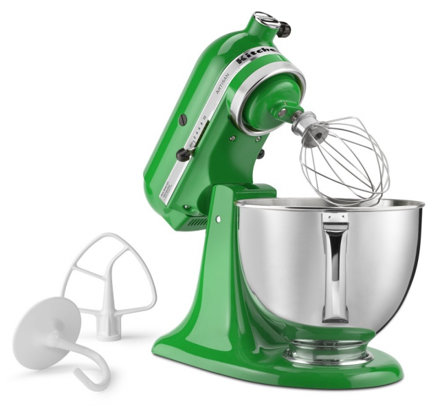 KitchenAid KSM150PSCG Artisan Series 5Qt. Stand Mixer with Pouring Shield Canopy Green