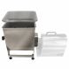 Weston Pro Series 44 lb. Stainless Steel Meat Mixer with Electric Grinder Attachment - 1