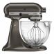 KitchenAid KSM155GBTD Artisan Design Series 5 Quart Tilt-Head Stand Mixer with Glass Bowl, Truffle Dust - 0