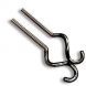 KitchenAid Stainless Steel Dough Hooks (KHM2DH) - 1