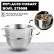 Vollum 60-Quart Commercial Stainless Steel Mixing Bowl for Hobart Mixer - Hobart Equivalent - 1